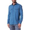 bugatti 9150-28803 Camicia, Blu Marino, S Uomo