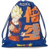 Franco Cosimo Panini DRAGON BALL - Sacca Coulisse Ufficiale Dragon Ball, Compatta e Versatile, con Tasca con Chiusura a Zip sul Retro, Ideale per Palestra, Scuola, Viaggi, Porta merenda, Idea Regalo Bambini, 35x42Hx2 cm