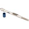 Draper Manometro per Pneumatici con Tubo Flessibile | Manometro a Doppia Lettura Portatile | Manometro per Pneumatici Auto | 51541, Blu