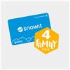 Does not apply 4 card Family Pack - Card per Lo Skipass Online