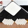 Anseom 8 Pezzi Antiscivolo per TappEti Adesivo Antiscivolo da Tappeto Gripper Ferma Tappeto AntiscivOlo Gripper Tappetino Lavabili Riutilizzabili per Legno Laminato Piastrella Marmo Pavimenti,10x10cm