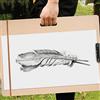 RAINBEAM 1994 Sketch Tote Board, Portable Art Sketch Board in Legno A3 A4 8K Paper 45 × 60cm Tavolo da Disegno per Studenti per Aula/Studio/Campo