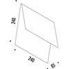 Folder Led Parete Bianco - DAVIDE GROPPI 1A3350300.30.01