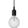 E27 Pendant Nero Sospensione Led - Lampada Led Compresa - MUUTO 13345