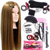 Neverland 24" Testa per Parrucchieri 50% Capelli Veri Testa Manichino Testa per