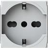 4 box Presa Schuko compatibile Bticino MatixGo 4BPP40.JW Tipo JW4140A16 16A bianco