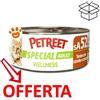 Petreet Cat Adult Wellness Tonno con Carote e Zucca - Lattina da 70 Gr - CONFEZIONE RISPARMIO