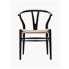 Carl Hansen & Søn Sedia in legno con seduta intrecciata CH24 Wishbone Chair