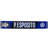Inter, Sciarpa Jacquard dedicata al giocatore Pio Esposito, 100% Acrilico, Nero/Blu/Bianco, 135x22cm