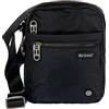 Avirex, Collezione Bomber, Borsa Tracolla, Misura Media, Cross Body Bag, Da Uomo, Colore Nero