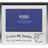 Shudehill Giftware Cornice per Foto con Scritta I Love My Daddy, Ideale Come Regalo di Natale, per la Festa del papà, per Il Compleanno o Altre ricorrenze