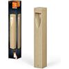 LEDVANCE SMART+ TRUNK lampioncino da esterno WiFi 50cm 7.5W 600lm, luce bianca calda (3000K) e 16 milioni di colori, alluminio effetto legno, controllo da app, compatibile con Amazon, Google, ecc.