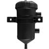 Qiilu Auto Separatori acqua e carburante, Filtro universale in acciaio inossidabile per separatore di gas e olio