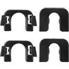 Teuena 2 Set di Clip per Mensola per Pacchi, 1539663 Clip per Ripiano Pacchi 015532109E Compatibile con Ford Fiesta MK3 Mk7 Mk8 B-Max per Bagagli Copertura, Staffe Fissaggio per Bagagli Posteriori