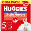 Huggies Little Movers Mutandina Taglia 5, 104 Pannolini Disney