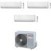 Toshiba - Climatizzatore Toshiba Seiya Smart Wifi trial split 10000+13000+13000 10+13+13 Btu RAS-3M26G3AVG-E inverter R32 A+++