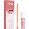 Kylie Jenner Cosmetics Kylie-Jenner-Cosmetics Labbra LucidalabbraGlossy Lip Kit Comes Naturally - LIPS SUPPLE LIP GLAZE 3 ml + LIPS PRECISION POUT LIP LINER 1.14 gr. 1 Stk. (39,44 € / 1 pz.)