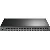 TP-Link switch di rete Gigabit Ethernet 48 porte PoE 1U Nero