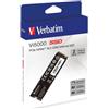 Verbatim SSD Vi5000 M.2 2 TB PCIe 4.0 NVMe 3D NAND Nero