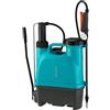 Gardena Irroratore a Spalla 12l Plus: irroratore a Pressione con Lancia telescopica, Grande Apertura, Serbatoio di Forma ergonomica, pregiato ugello in Ottone, Possibile Getto nebulizzato (11142-20)