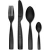 Alessi MW74S4 B Dressed en plein air Set di posate in melammina Nero