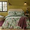 furn. Mystic Berry Set Copripiumino - Reversibile Motivo Floreale Botanico Frutta (Verde - Super King - 260x220cm)
