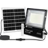 Aigostar Faro Led 200W Nero con pannello solare IP66 CCT temperatura colore regolabile Dimmerabile con telecomando e crepuscolare Aigostar