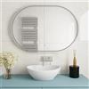 Parama Specchio led ovale 70x120cm luce calda, neutra e fredda e funzione anti-appannamento | Yed