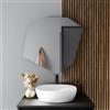 Parama Specchio led 80x75cm retroilluminato luce calda, neutra, fredda e funzione anti-appannamento | Nash