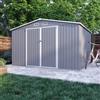 Parama Casetta da giardino in acciaio zincato grigio 3,21x2,77xh2,17 m - 129kg - 8,9 metri quadri