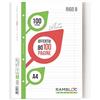 RAMBLOC RICAMBIO A4 RINFORZATO Rambloc FSC 100 gr. Pacco da 4 Ricambi Rigo B (400 pagine totali) Massima Durabilità e Qualità per Tutte le Tue Esigenze di Scrittura e Archiviazione