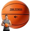 JSM FITNESS Palla da Basket Silenziosa Taglia 7 - 24cm Silent Basketball in Schiuma ad Alta Densità - Pallone Airless Indoor per Bambini e Adulti - Palla Basket da Interno con Rimbalzo Realistico