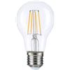 OPTONICA Temperatura colore Lampada 2700K Bianco Caldo, CONFEZIONE 1 *** Optonica lampadina led a60 8w filamento vetro trasparente e27 810 lumen