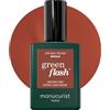 Manucurist Smalto Semipermanente Unghie Rosso Green Flash Brique - Gel Unghie - 12-free, bio-based (84%) - Manicure Professionale - Made in France - 15 ml
