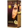 COLOR TIME | Tinta Permanente in Gel Colore Melanzana 33 | Arricchita con Gelatina Reale e Vitamina C | Colorazione Permanente per Capelli | Copre i Capelli Bianchi | 100 ML
