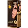 COLOR TIME | Tinta Permanente in Gel Colore Cioccolato Nero 15 | Arricchita con Gelatina Reale e Vitamina C | Colorazione Permanente per Capelli | Copre i Capelli Bianchi | 100 ML