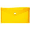 HERMA 20038 - Cartelle portadocumenti, formato DIN lungo (22 x 12 cm, in polipropilene) trasparenti con bottone automatico, per scuola, università, ufficio, buste in PP, colore arancione