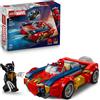 LEGO SUPER HEROES Lego | marvel 76336 auto di spider-man vs. venomized wolverine