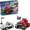 Lego sonic 77118 - auto di silver vs monster truck di knuckles
