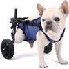 BT Bear Sedia a rotelle per cani, carrello regolabile per animali domestici con ruote per gambe posteriori, tutore per gambe e supporto per fianchi, aiuta piccoli animali domestici con arti posteriori