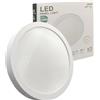 FactorLED NUOVO! Plafoniera LED circolare, Downlight pannello superficie rotonda per soffitto, antiriflesso, luce selezionabile 4CCT 2700K-3000K-4000K-5700K (1, 160 mm)