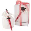 ETM Scatola Event Gift Penna Laurea 14,5 Cm Bianco Rosso