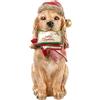 ARPIMEX Cane Natalizio Resina con Letterine Beige