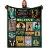 Touchbetter BlaHoo Touchbetter Bigfoot Gifts - Coperta in flanella sherpa, ultra morbida, regalo Big Foot Sasquatch, coperta calda in tessuto a doppio strato, regalo divertente per donne, 152,4 x 127 cm