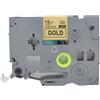 BROVACS 1 confezione di nastro laminato nero su oro compatibile con Brother P-Touch stampante per etichette TZ 831 TZe 831 12 mm 1/2 OPA4831