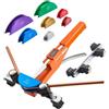 VEVOR Kit Piegatubi Pinza Piegatrice Manuale per Tubi in Rame e Alluminio da 6mm-22mm, Utensile per Piegatura Manuale Spessore Compatibile 0,5-1,2 mm per Riparazione HVAC con 7 Matrici