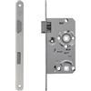 ToniTec Serratura a incastro, per porta WC, a sinistra, 20 x 235 mm, diametro 55 mm