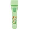 VARTA Torcia per bambini incl. 2x AA batterie, piccola torcia elettrica per bambini, design giungla con animali, torcia elettrica, verde