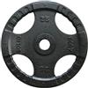 Body-Solid Tools Disco olimpico in ferro 4 impugnature Body-Solid nero - 25kg