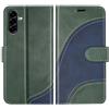 BoxTii Cover per Samsung Galaxy A56 5G, Custodia in PU Pelle Portafoglio, Magnetica Flip Cover a Libro con Slot per Schede per Galaxy A56 5G, Verde